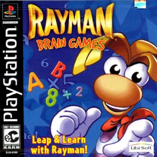 Rayman Brain Games box art for Playstation